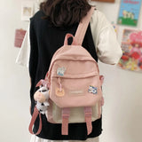 Kawaii Travel Book Backpack Female College Student Bag