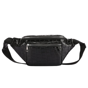Women's Leather Waist Bag Chest Phone Purse Fanny Pack