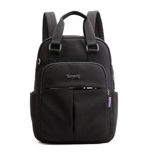 Gray Girl Schoolbag Laptop Backpack for Teenage Girls