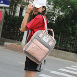 Girl Students School Bags Women Canvas waterproof Backpack School Bag