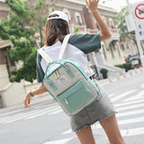 Girl Students School Bags Women Canvas waterproof Backpack School Bag