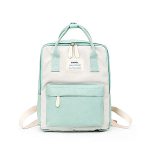 Girl Students School Bags Women Canvas waterproof Backpack School Bag