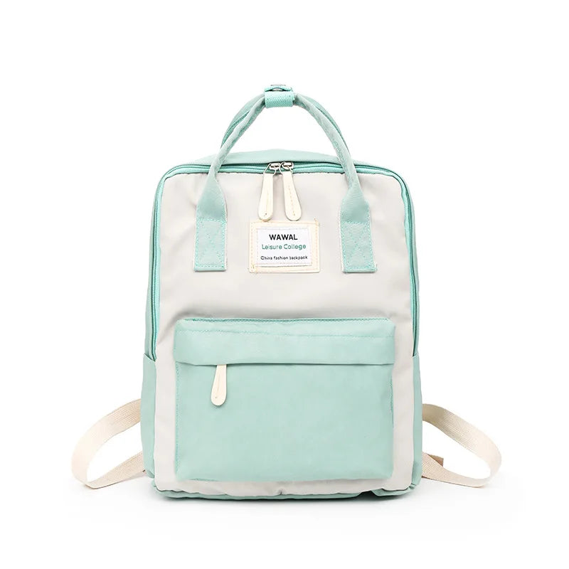 Girl Students School Bags Women Canvas waterproof Backpack School Bag
