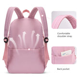 Girls Lightweight School Bag For Teenage High Capacity Casual Backpack