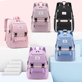 Girls Lightweight School Bag For Teenage High Capacity Casual Backpack