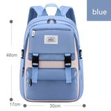 Girls Lightweight School Bag For Teenage High Capacity Casual Backpack