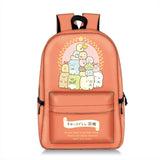 Girls Print Backpack Cartoon School Bag Letter Printing Backpacks