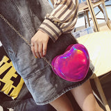 Women's Laser Crossbody Bags PU Leather Shoulder Bag