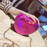 Women's Laser Crossbody Bags PU Leather Shoulder Bag