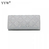 Glitter Evening Clutch Purse Diamond Bag Wedding Party