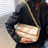 Chain Shoulder Bag Women PU Leather Handbags Crossbody
