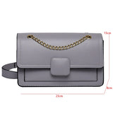 Green Shoulder Bag Flip Women Bag Solid PU Leather Underarm Bag