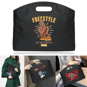 Hand Pattern Briefcase Bag Business Office Laptop Tote Bag
