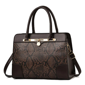 Crocodile Pattern Bucket Bag Women's Shoulder Bag