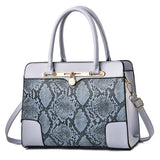 Crocodile Pattern Bucket Bag Women's Shoulder Bag