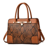 Crocodile Pattern Bucket Bag Women's Shoulder Bag