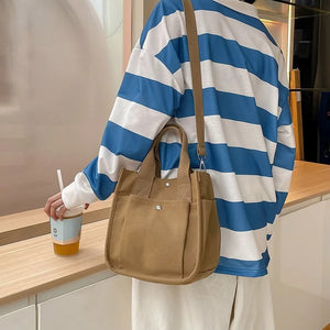 Canvas Casual Tote Shoulder Bag for Women