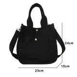 Canvas Casual Tote Shoulder Bag for Women