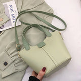 Soft PU Leather Shoulder Bag Large Capacity Lady Purse Crossbody Bag