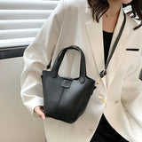 Women's Soft PU Leather Shoulder Bag Large Capacity Lady Purse Crossbody Bag