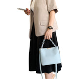 Stylish Bucket Bag Lady Shoulder Messenger Bags Women Leather Handbags
