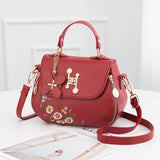 Embroidery One-shoulder Messenger Handbag for Women