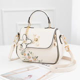 Embroidery One-shoulder Messenger Handbag for Women