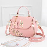 Embroidery One-shoulder Messenger Handbag for Women