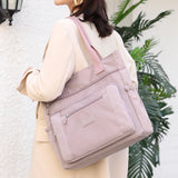 Women's High Top-handle Shoulder Bag Nylon Totes Bolsos Feminina