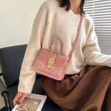 Women Soft PU Solid Shoulder Bags Small Square Messenger Bags