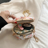 Embroidered Flower Lace Handbag Chain Shoulder Bags