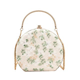 Embroidered Flower Lace Handbag Chain Shoulder Bags