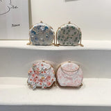 Embroidered Flower Lace Handbag Chain Shoulder Bags