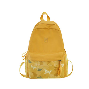 Harajuku Girl Book School Bags Waterproof Nylon Backpack