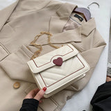 Heart Shoulder Bag Women Handbags Small Crossbody Messenger Purse B039