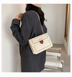 Heart Shoulder Bag Women Handbags Small Crossbody Messenger Purse B039