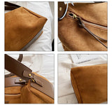 High Capacity Female Patchwork PU Crossbody Bag Women Handbag