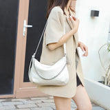 Women Chain Shoulder Bag High Capacity Cowhide Handbag