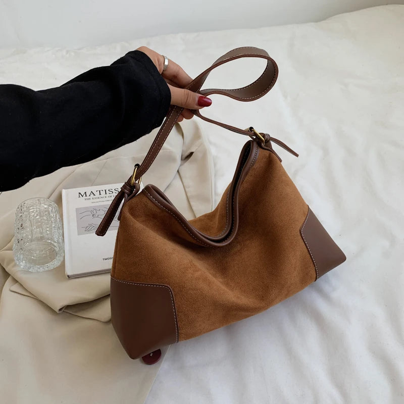 Splicing Shoulder Bag Female Sac A Main