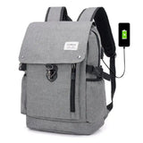 High Capacity Men's Backpack USB Charging Laptop Travel Bags