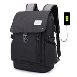 High Capacity Men's Backpack USB Charging Laptop Travel Bags