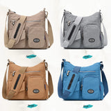 Nylon Crossbody Bag Women Shoulder Messenger Bag Waterproof Lady Purse