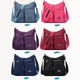 Nylon Crossbody Bag Women Shoulder Purse Waterproof Lady Handbag