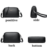 Women's Double Layer Shoulder Bag Mobile Phone Bag Casual Small Bag