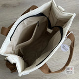 Canvas Tote Book Bag Soft Shoulder Bag Cross-body Bag