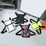 Hip Hop Style Crossbody Shoulder Chest Bag Unisex Oxford Streetwear Waist Packs