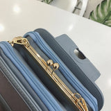 Frosted Small Square Bag Women Three-Layer Shoulder Messenger Chain Bag