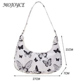Hobos Nylon Shoulder Underarm Bag Casual Ladies Solid Zipper Top-handle Handbag