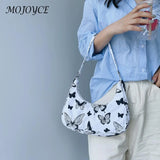 Hobos Nylon Shoulder Underarm Bag Casual Ladies Solid Zipper Top-handle Handbag