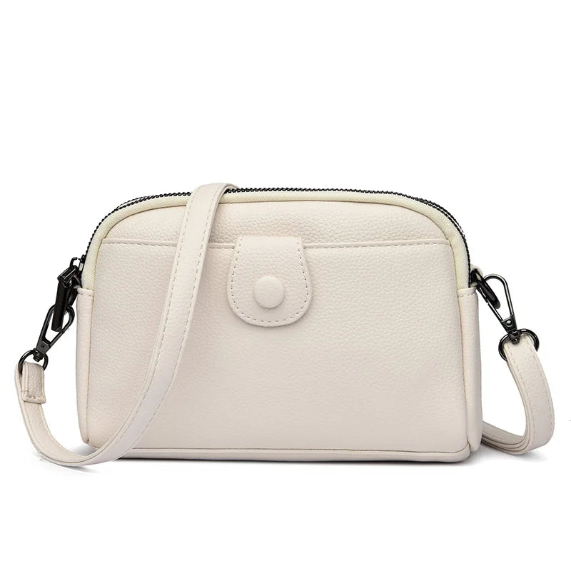 Horizontal Women's Phone Bag Multi-Pocket Shoulder Bag